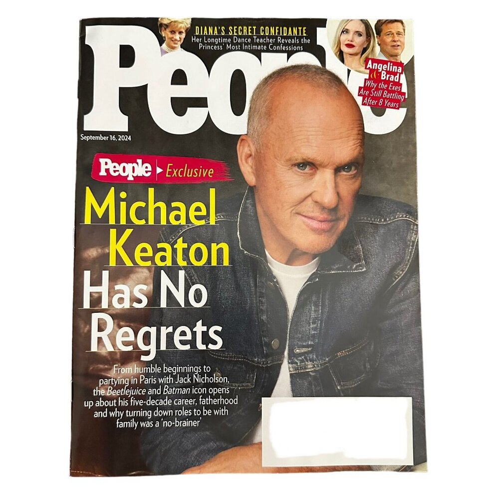 People Magazine September 16 2024 Michael Keaton Exclusive Princess Diana